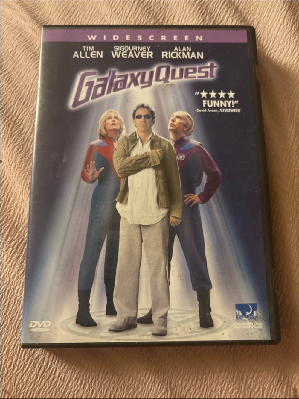 Galaxy Quest Widescreen DVD — Purple & Blue Cover